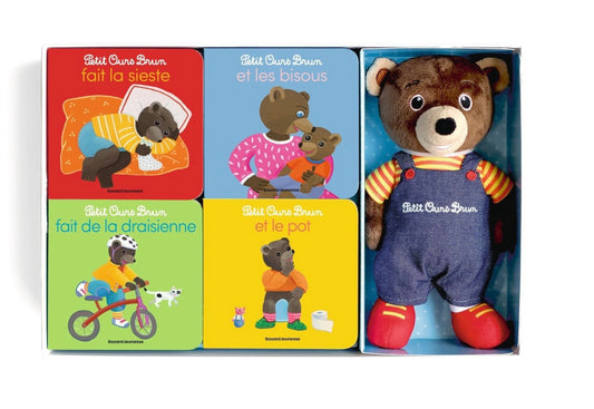 Coffret petit ours brun