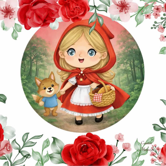 Film protecteur Tonies - Stickers personnalisable - la fillette et le loup
