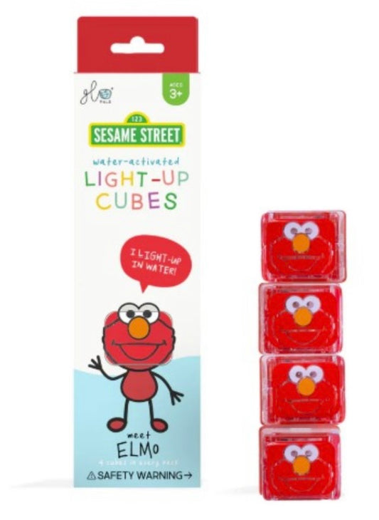 Cube lumineux pour le bain - Elmo rouge