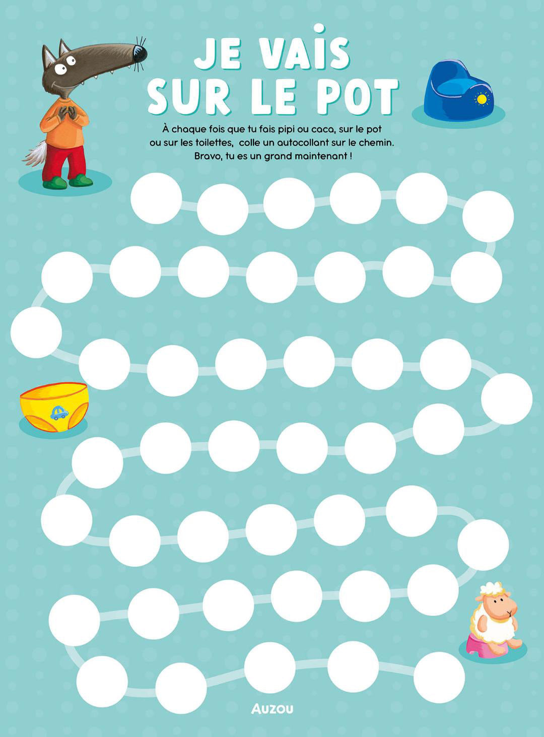 P'TIT LOUP - MON CAHIER D'ACTIVITÉS - JE VAIS SUR LE POT