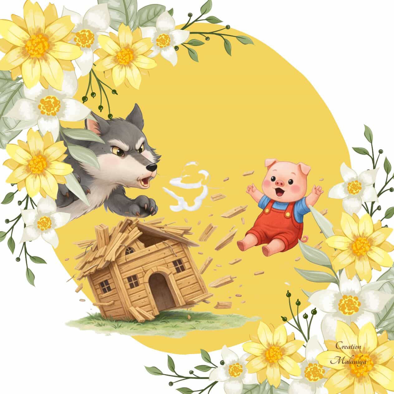Film protecteur Tonies - Stickers personnalisable - trois cochons