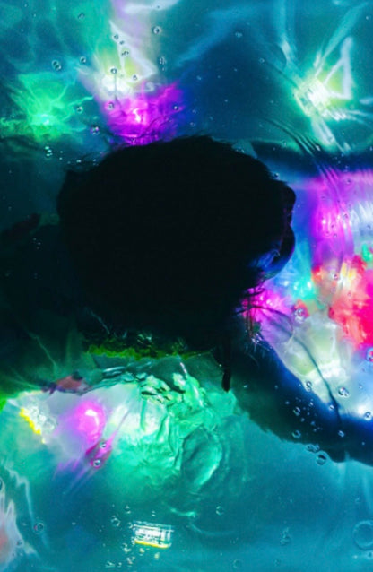 Cube lumineux pour le bain - blanc