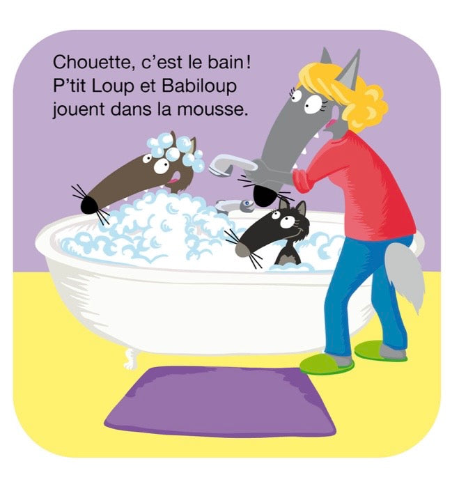 P'TIT LOUP - mon livre de bain