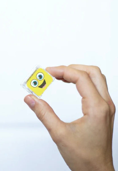 Cube lumineux pour le bain - Jaune