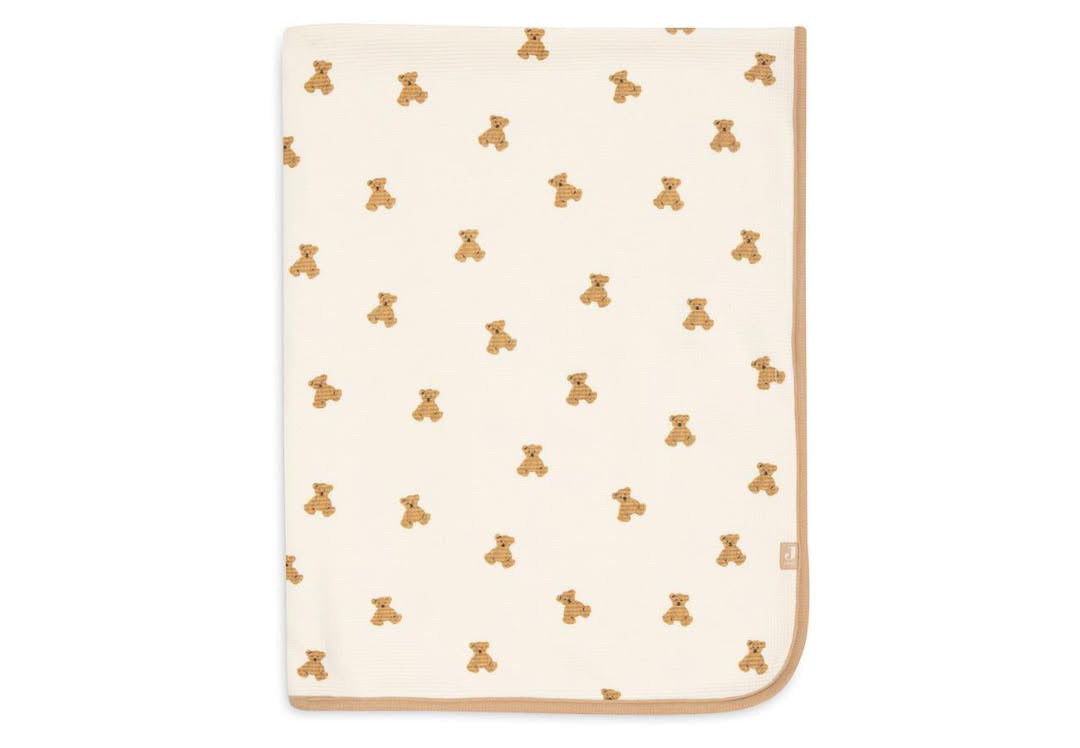 Couverture - Little waffle - mini teddy bear