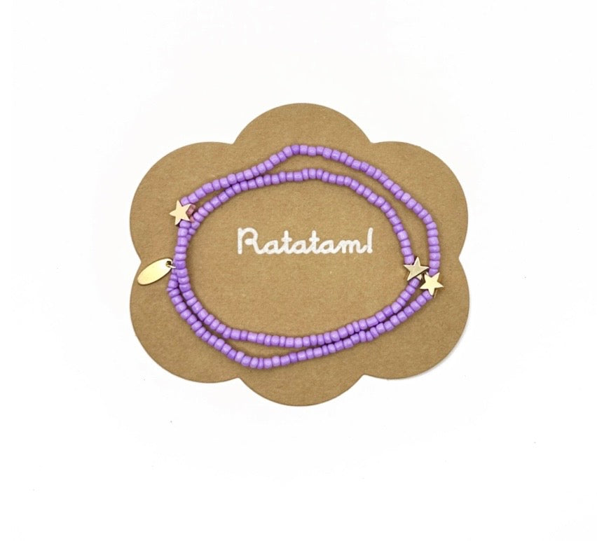Collier élastique étoiles : 3 modèles