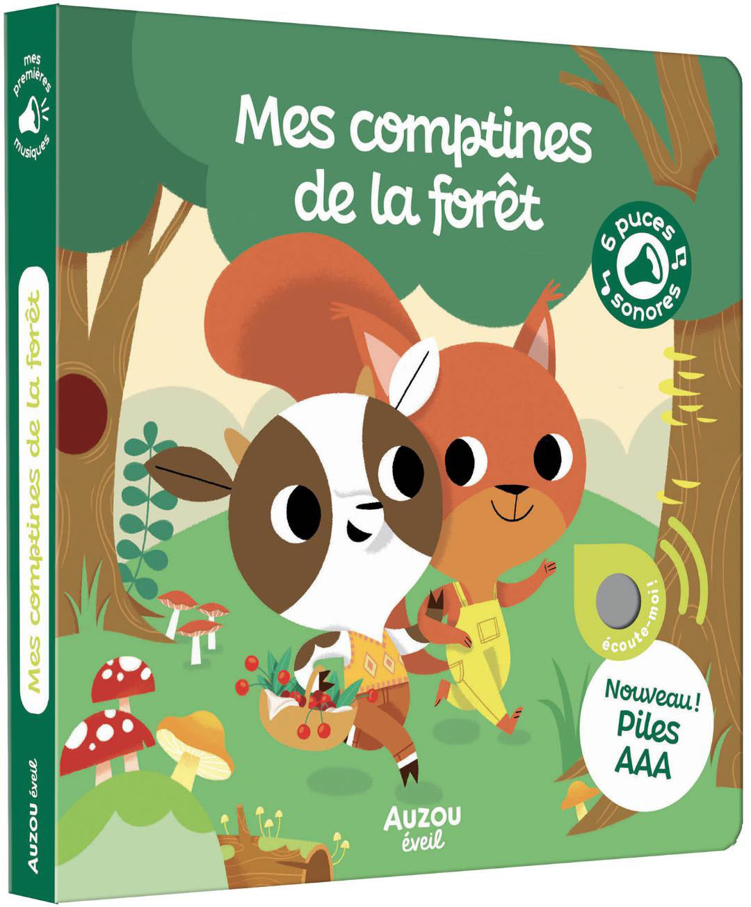 Mes premiers sonores - les comptines de la forêt