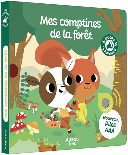 Mes premiers sonores - les comptines de la forêt
