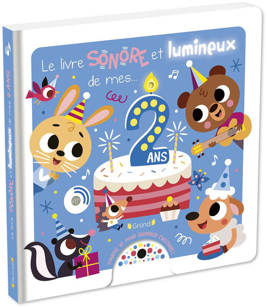 Le livre sonore et lumineux de mes 2 ans
