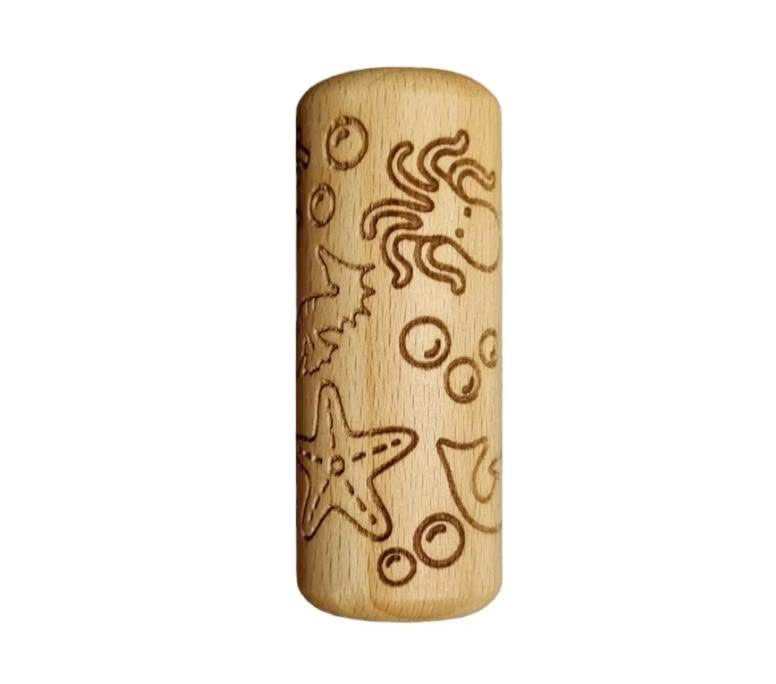 Petit rouleau sensoriel en bois - 4 modèles