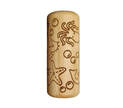 Petit rouleau sensoriel en bois - 4 modèles