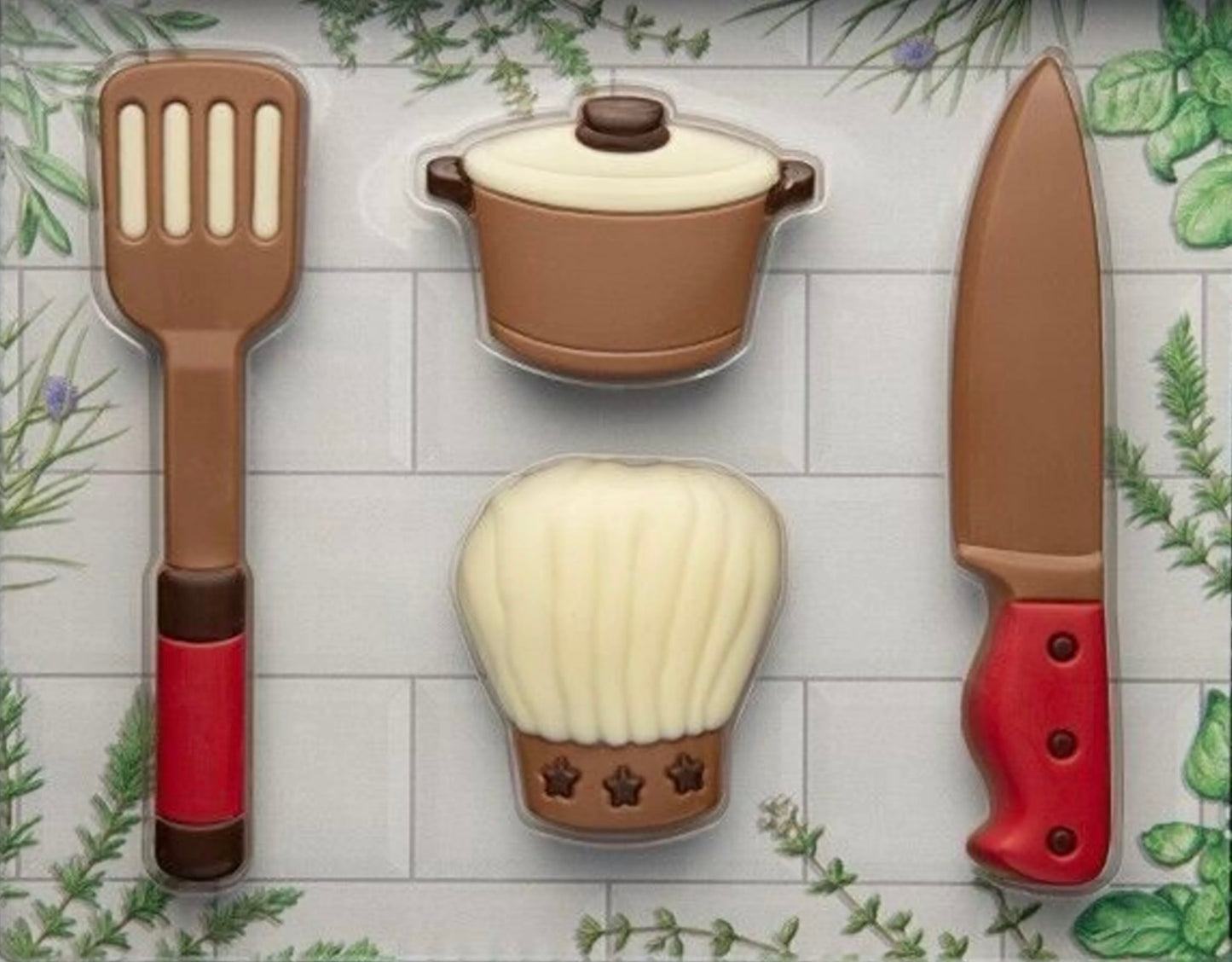 Coffret insolite set de cuisine en chocolat