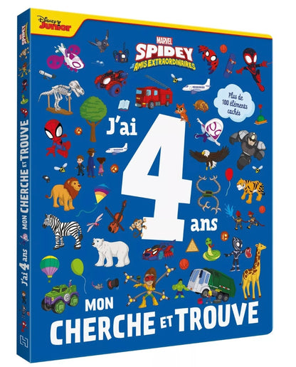LIVRE - DISNEY - Mon cherche et trouve - J'ai 4 ans - Spidey et ses amis extraordinaires