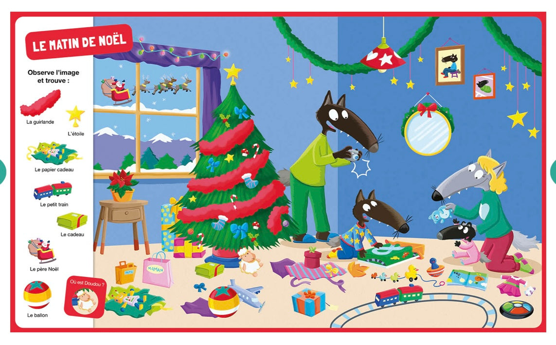 CHERCHE ET TROUVE DES TOUT-PETITS - P'TIT LOUP - VIVE NOËL !