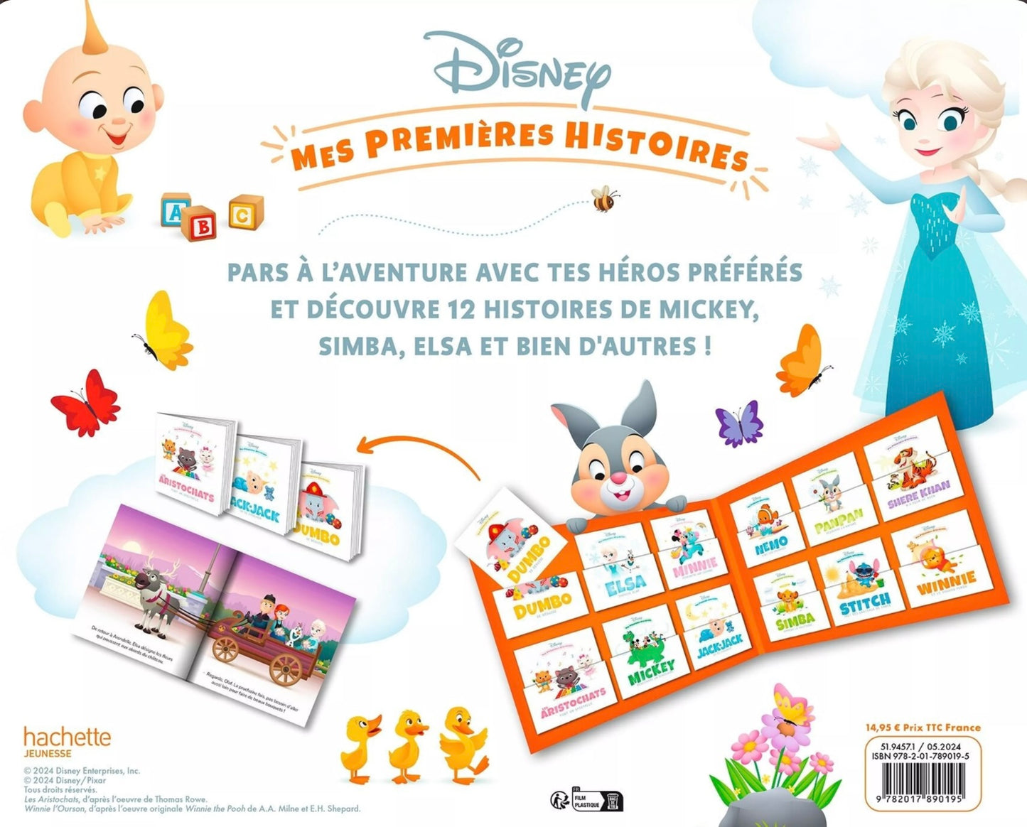 LIVRE COFFRET DISNEY - Mes Premières Histoires - Les 12 livres de tes héros