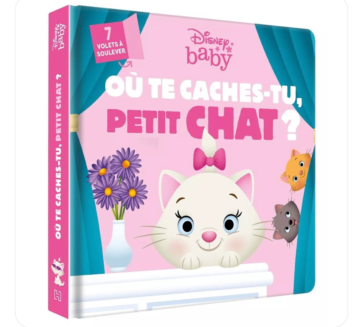 LIVRE - DISNEY BABY - Où te caches-tu, petit chat ?