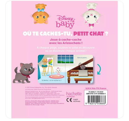 LIVRE - DISNEY BABY - Où te caches-tu, petit chat ?