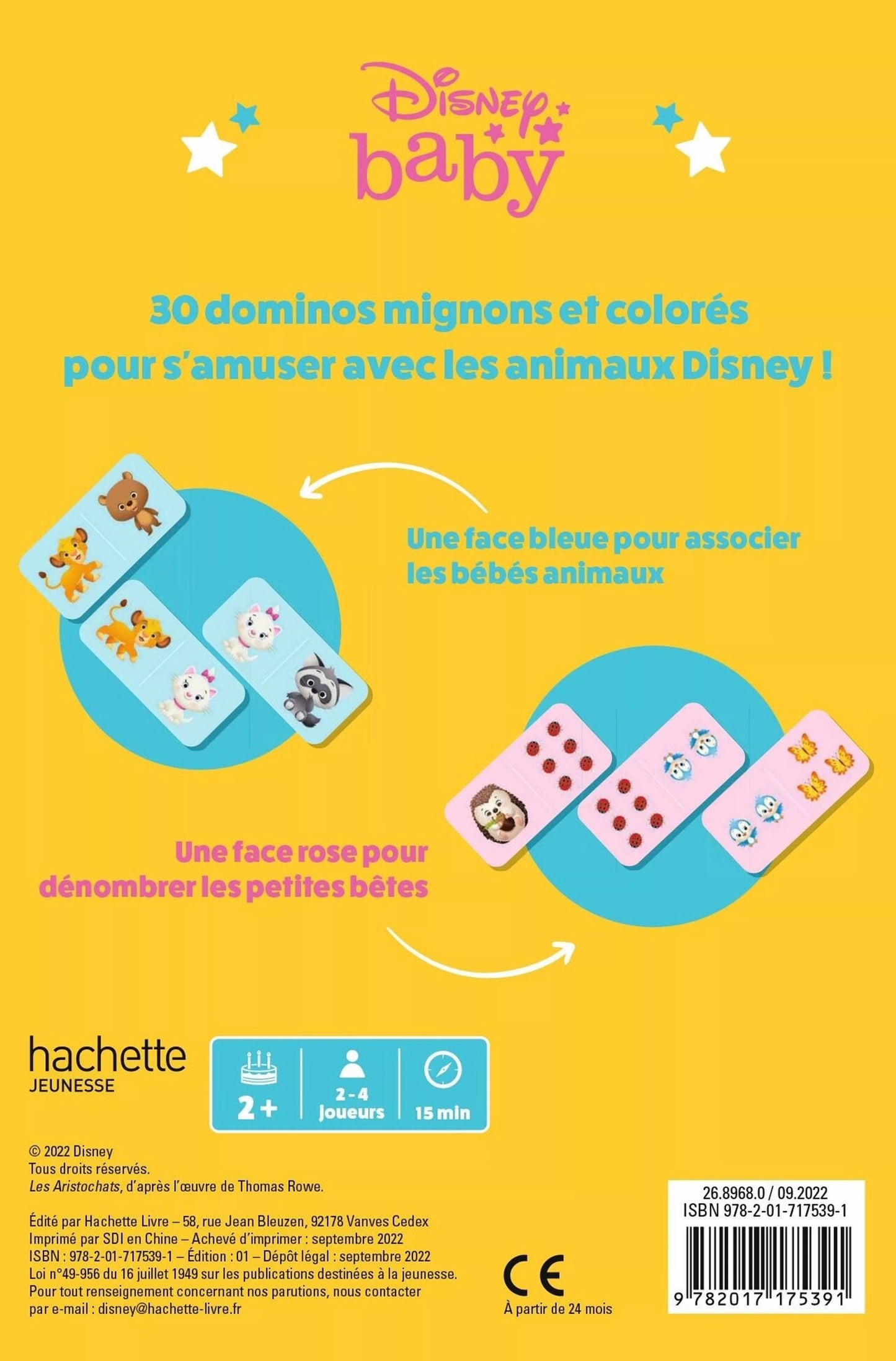 DISNEY BABY - Domino des Animaux