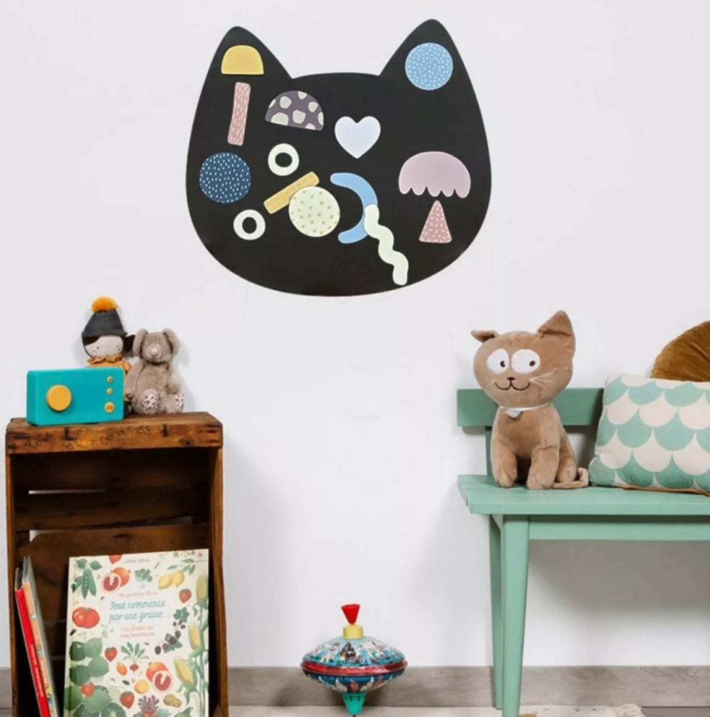 Tableau magnétique - Chat