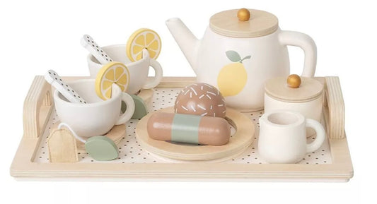 Jouet en bois - Service à thé citron