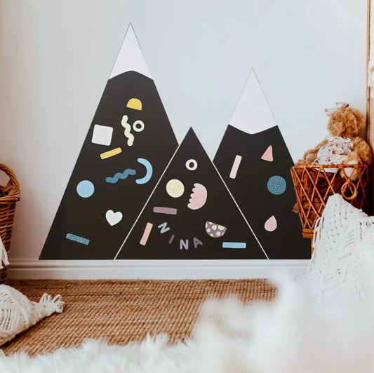 Tableau magnétique : les montagnes