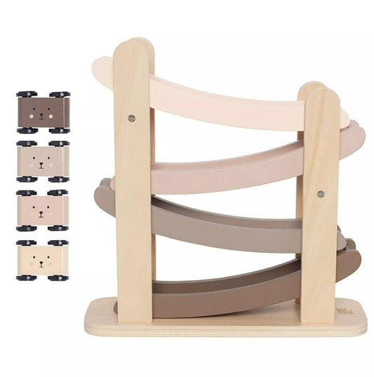 Jouet en bois enfant - Circuit voiture looping