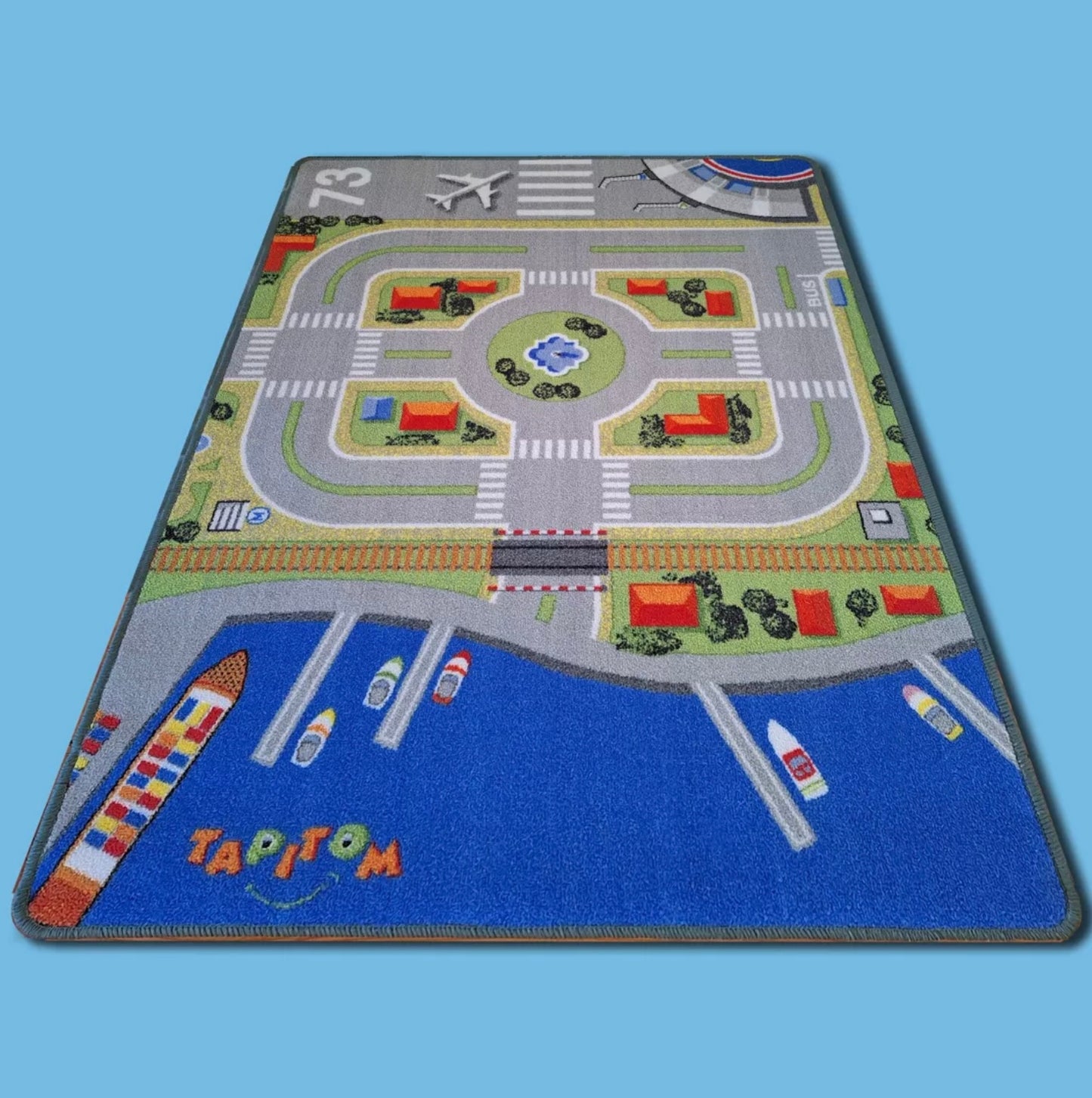 Tapis pour enfant, voiture mobility - 95x133cm