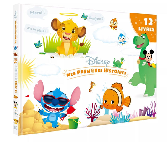 LIVRE COFFRET DISNEY - Mes Premières Histoires - Les 12 livres de tes héros