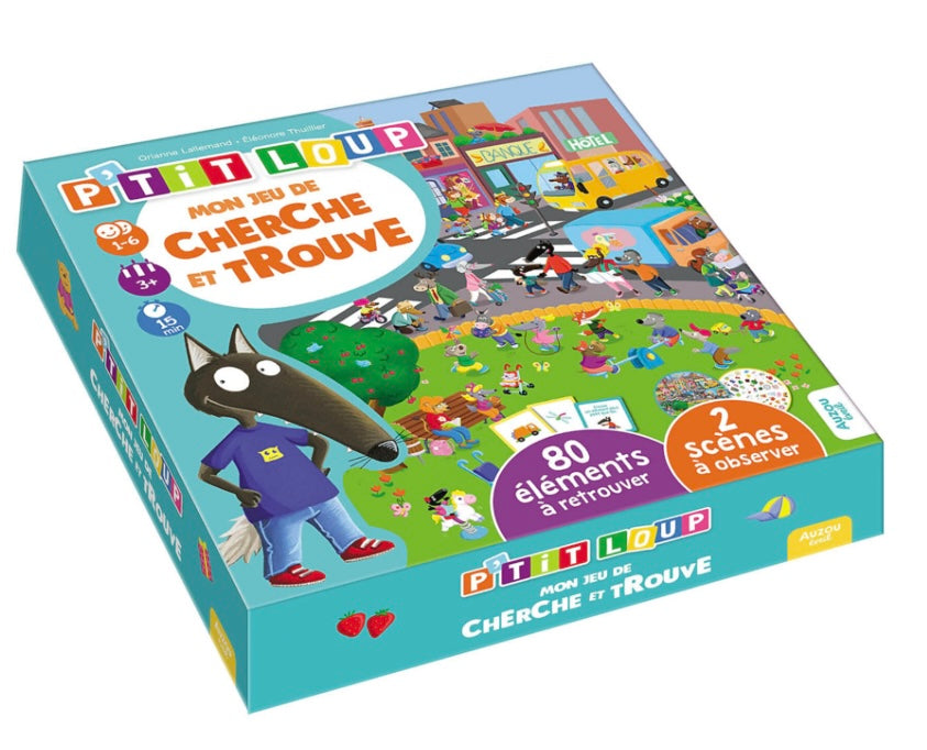 GRANDS JEUX - P'TIT LOUP - mon jeu cherche et trouve