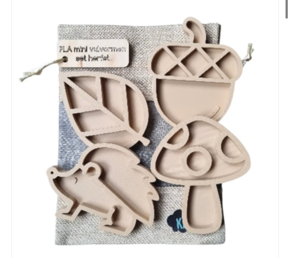 Mini set de moules en plastique - 5 modèles