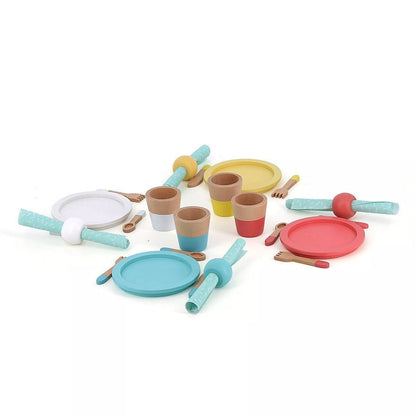 Dinette repas en bois