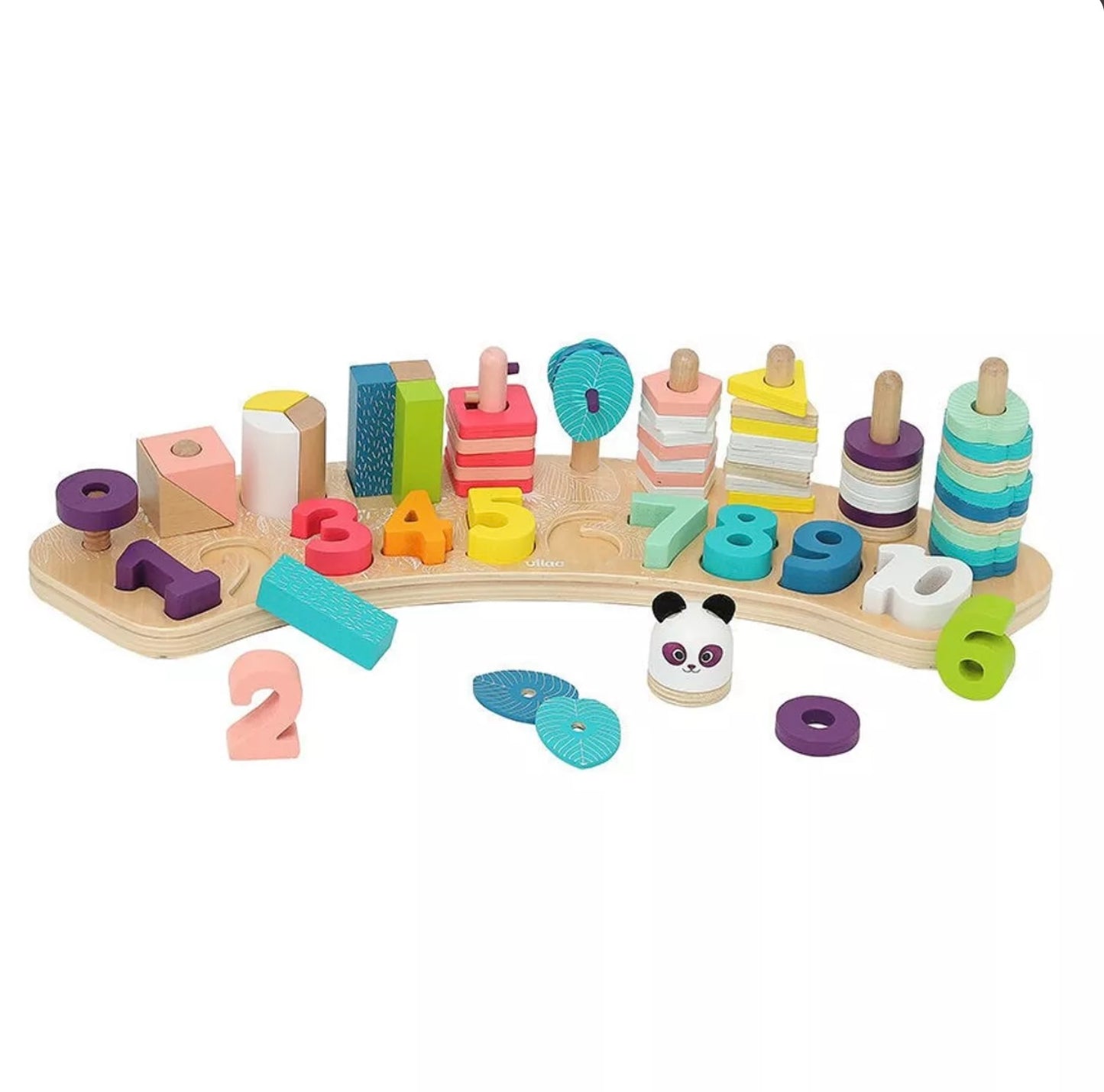 Jeu de numération en bois, 1-2-3 Sous la Canopée