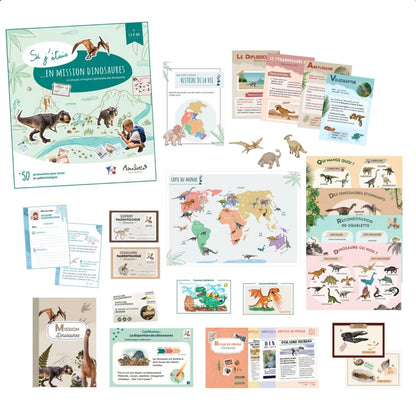 Si j'étais en mission dinosaures, jeu d'imitation