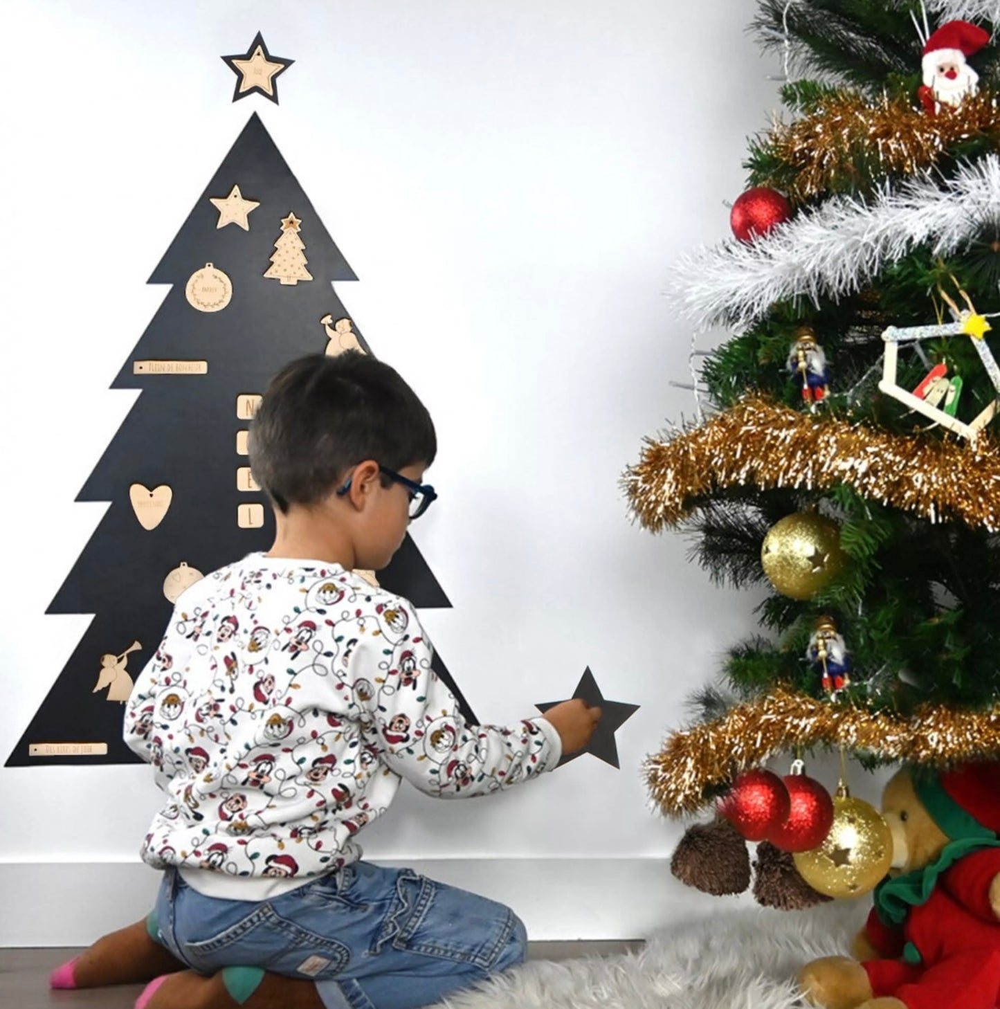 Tableau magnétique Sapin de Noël