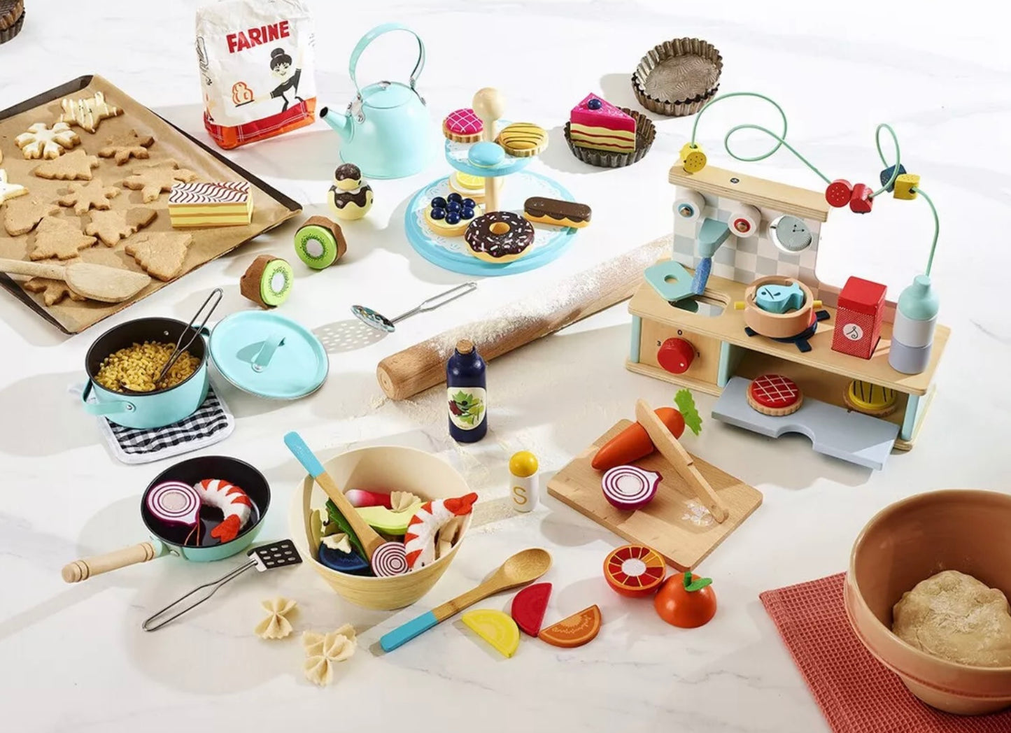 Fruits et légumes à découper Jour de marché