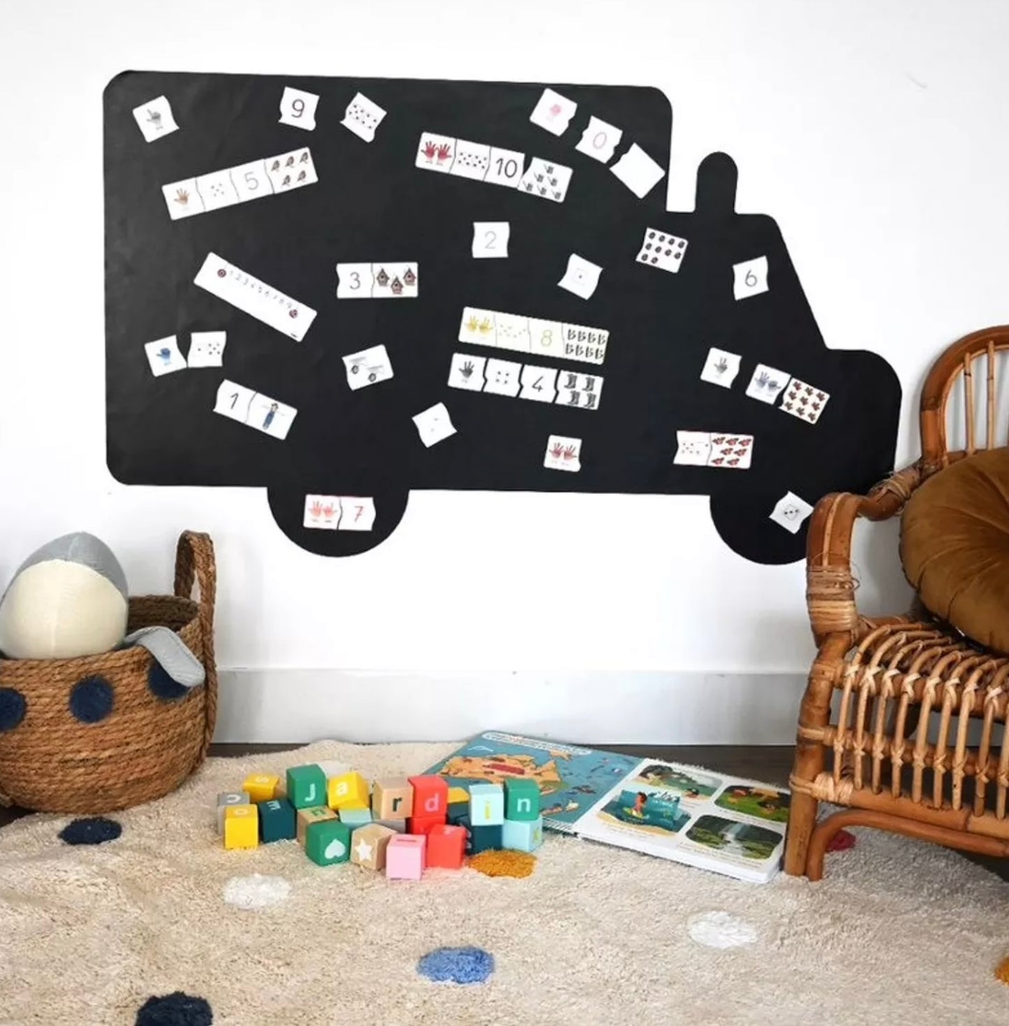 Puzzle magnétique - J'apprends à compter