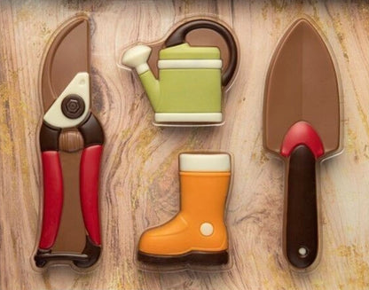 Coffret insolite set de jardin en chocolat