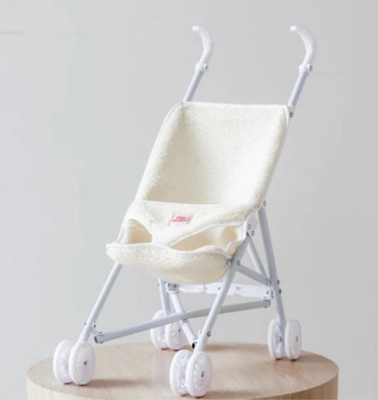 Poussette blanche SHERPA