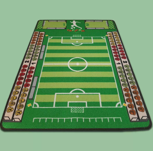 Tapis de jeu pour enfant football 95 x 133 cm