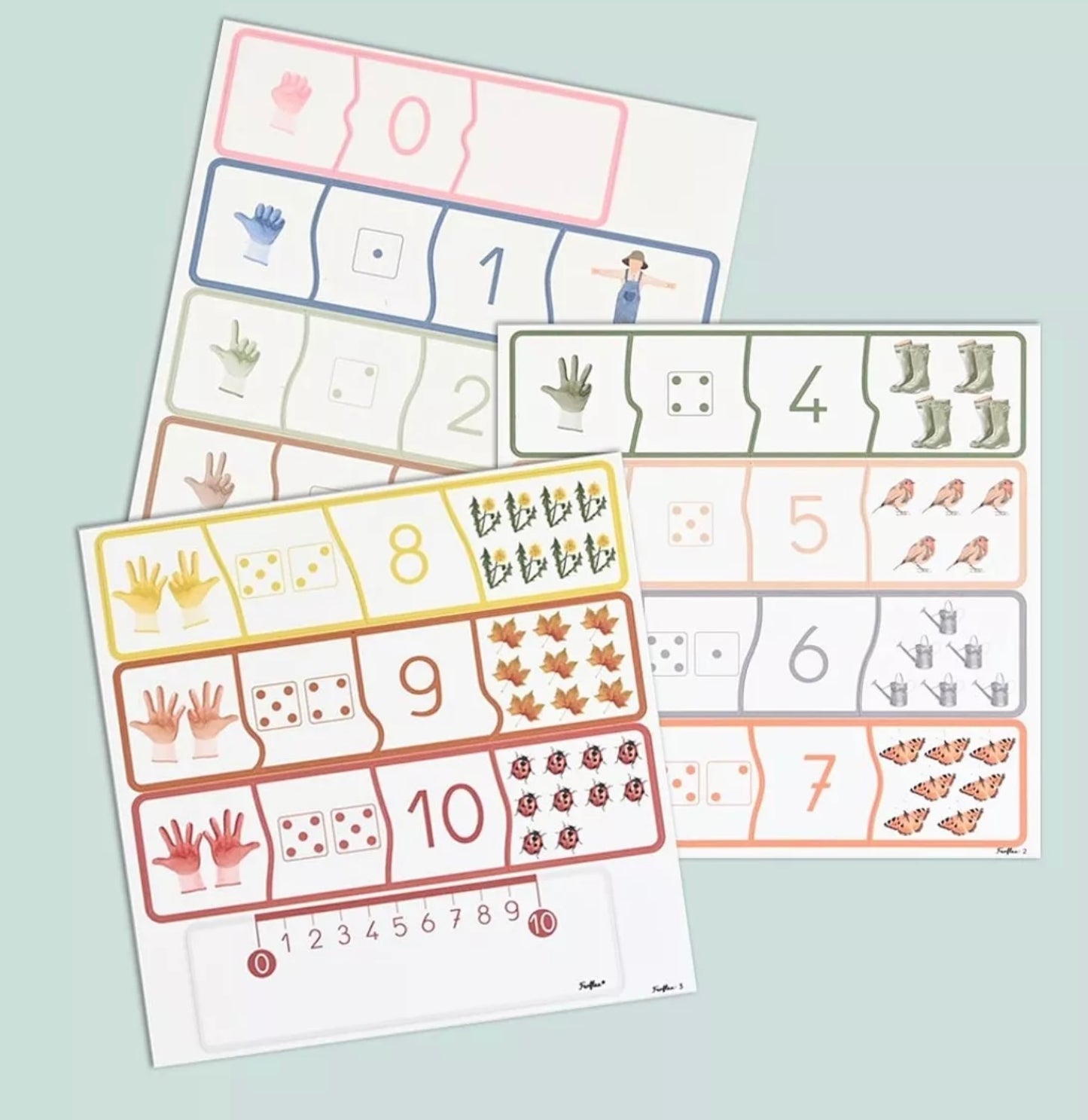 Puzzle magnétique - J'apprends à compter