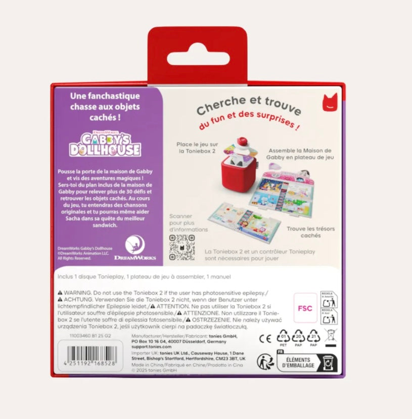 La Maison De Gabby : Le Cache-Cache Fanchastique De Gabby : Tonieplay
