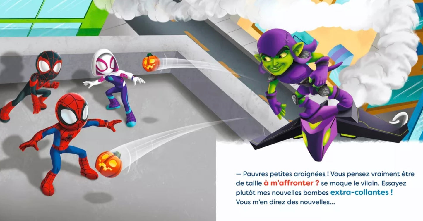 LIVRE - Spidey et ses amis extraordinaires - Mission contre le bouffon vert - MARVEL