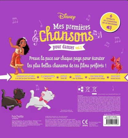 DISNEY - Mes Premières Chansons Pour Danser - Livre sonore