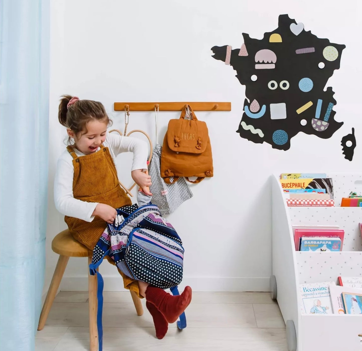 Tableau magnétique : carte de France