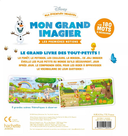 LIVRE - DISNEY BABY - Mon grand imagier des premières notions