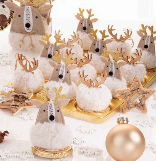 Médaillon Noël chocolat à suspendre