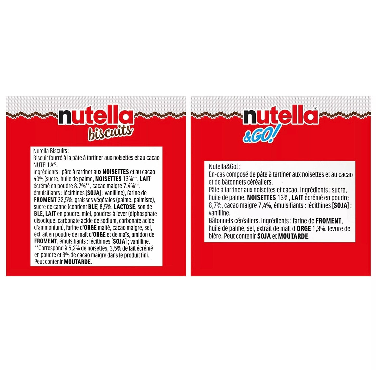 Calendrier de l’Avent 2025 - Nutella