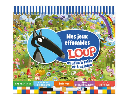 MES JEUX EFFAÇABLES LOUP