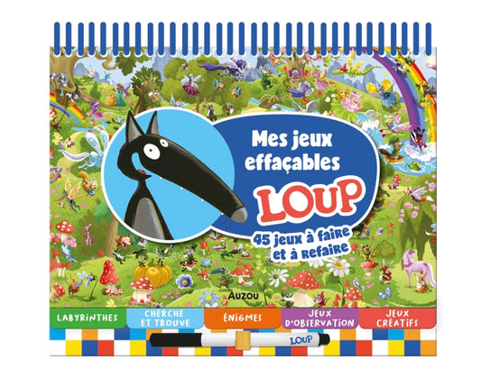 MES JEUX EFFAÇABLES LOUP