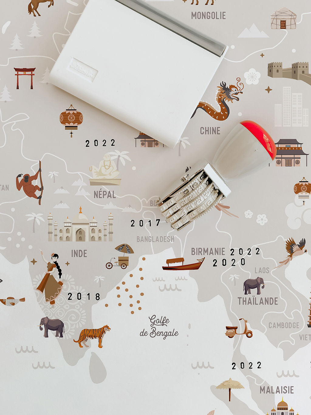 Affiche "Carte du monde"